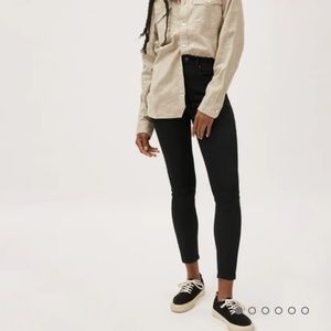 Everlane high rise skinny in black- just making space in my closet